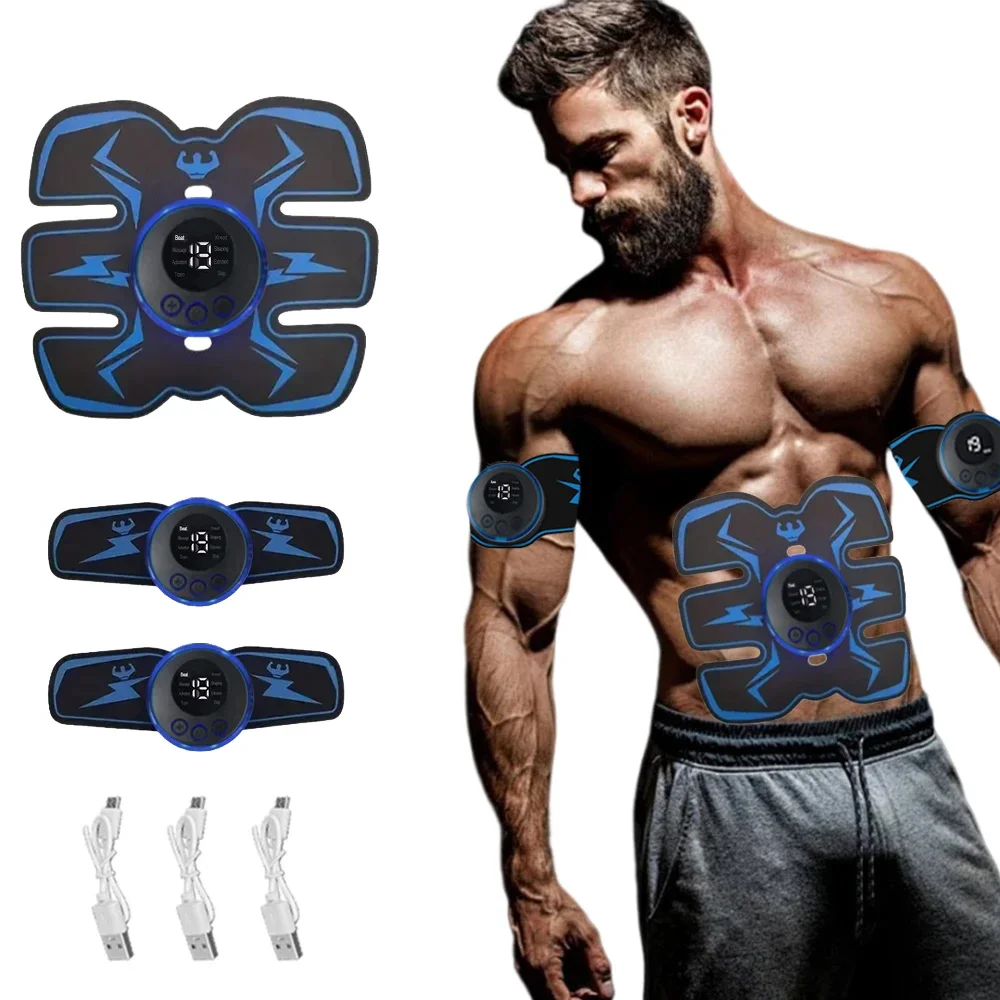 Wireless EMS Muscle Stimulator – USB Rechargeable Pulse Massager