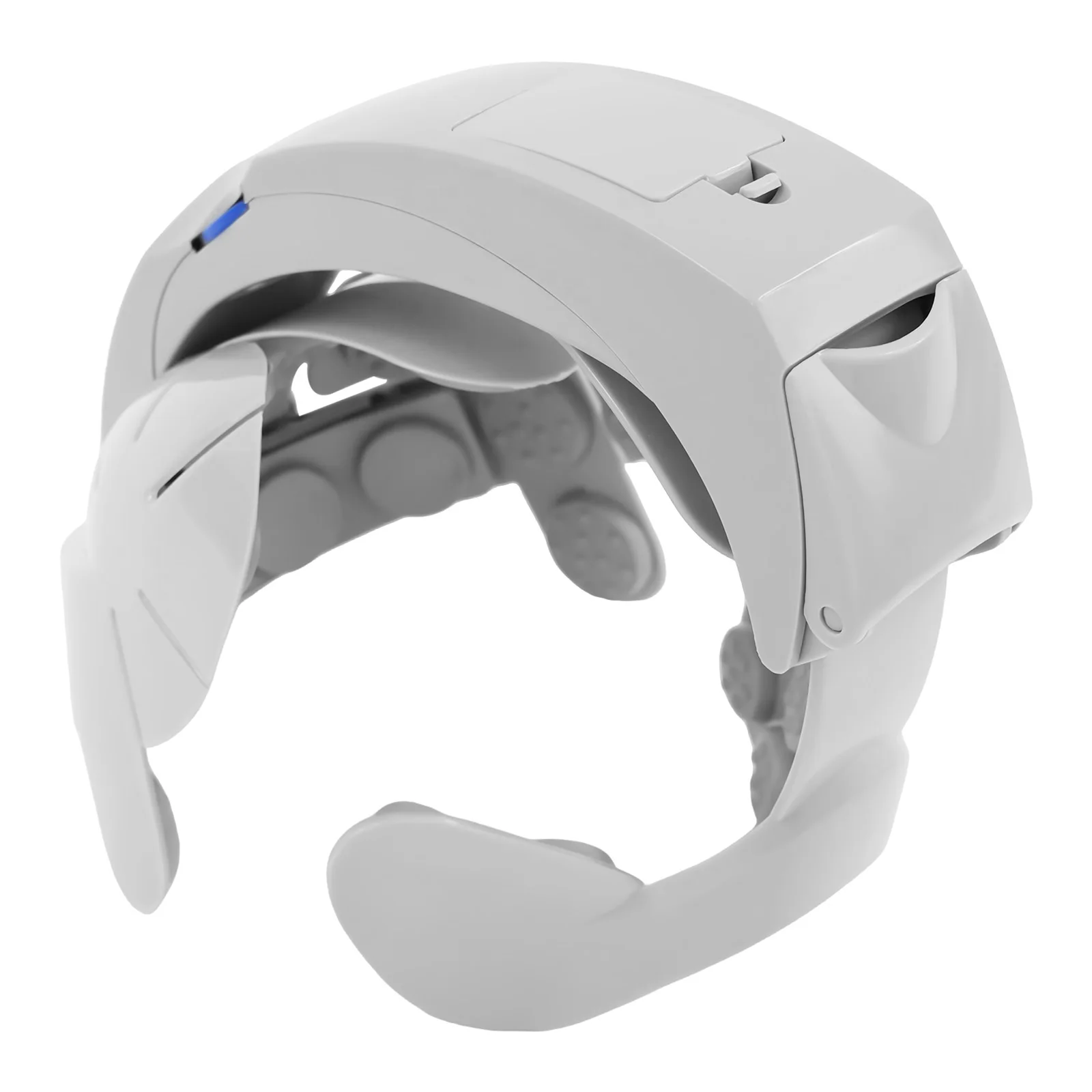 Electric Head Massager Helmet – Multi-Point Kneading Scalp & Tension Relief - in use