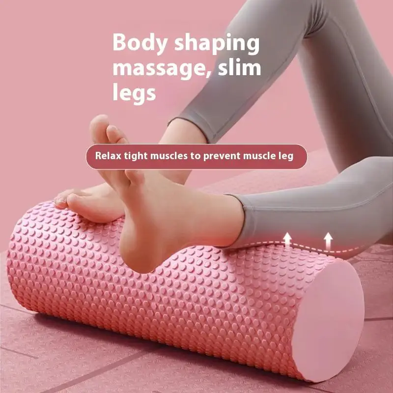 Round EVA Foam Roller – 10cm x 30cm Yoga & Pilates Cylinder