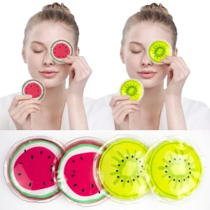 Reusable Gel Eye Mask – Hot & Cold Therapy Pads for Puffiness and Tired Eyes