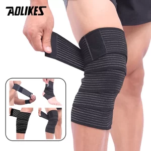 Compression Bandage Wrap – Adjustable Knee, Elbow & Wrist Support