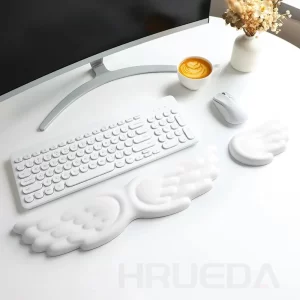 Memory Foam Wrist Rest – Ergonomic Keyboard & Mouse Support