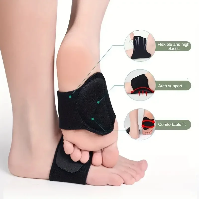 2pcs Unisex Compression Arch Support Insoles Flat Feet High Arches Fallen - in use