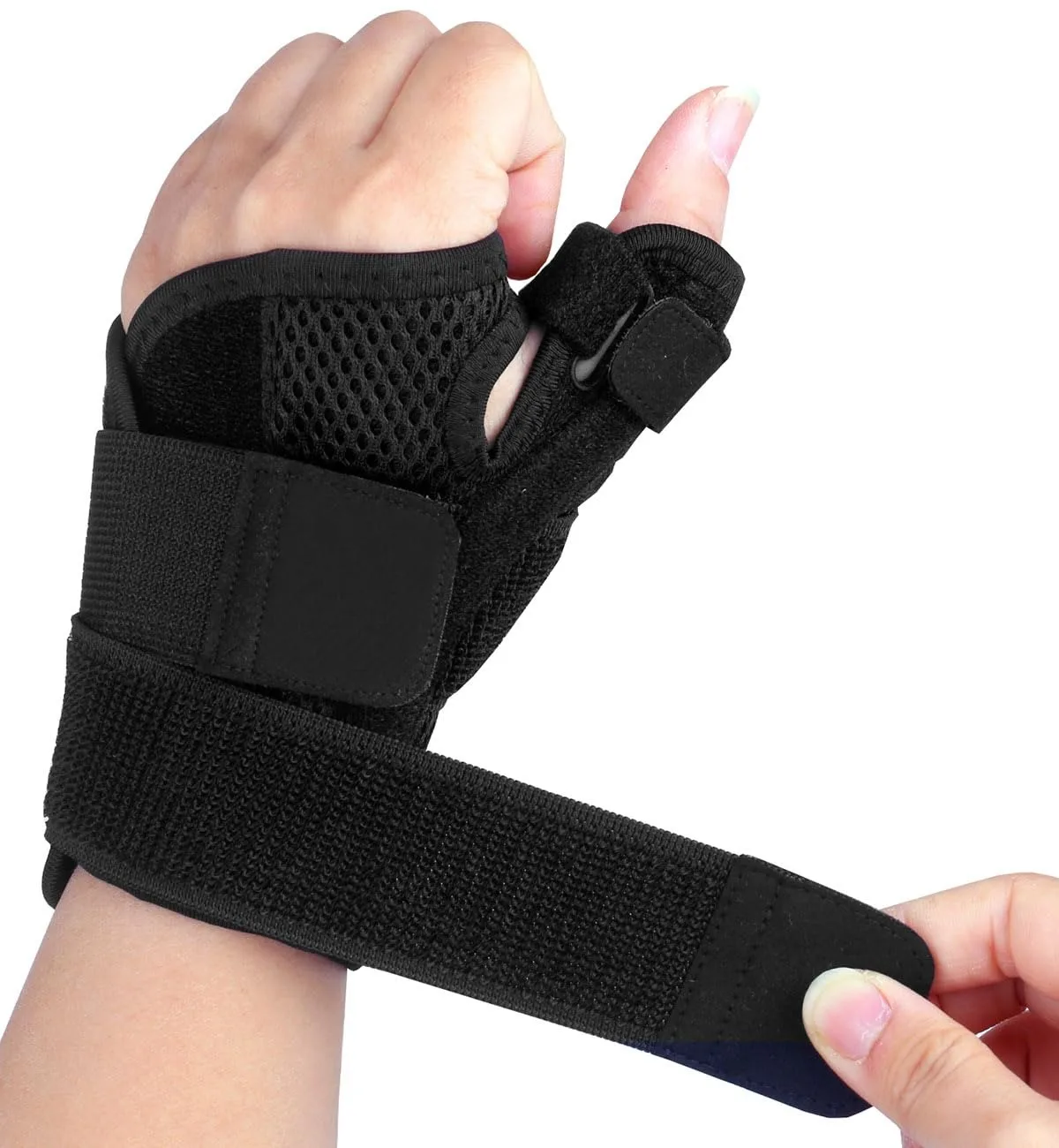 Elastic Wrist Support Brace Non-Slip Breathable Hand Protector Sleeve for Stability - alternate view