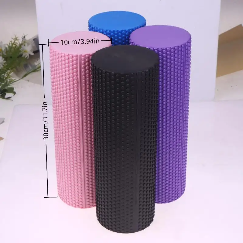 【Yoga Roller Round EVA Foam Cylinder For Pilates Exercise Enhanced Home - color options