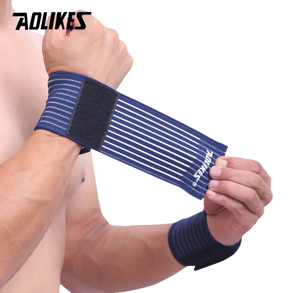 Elastic Hand & Wrist Bandage – Cotton Sports Wrist Wrap - side view