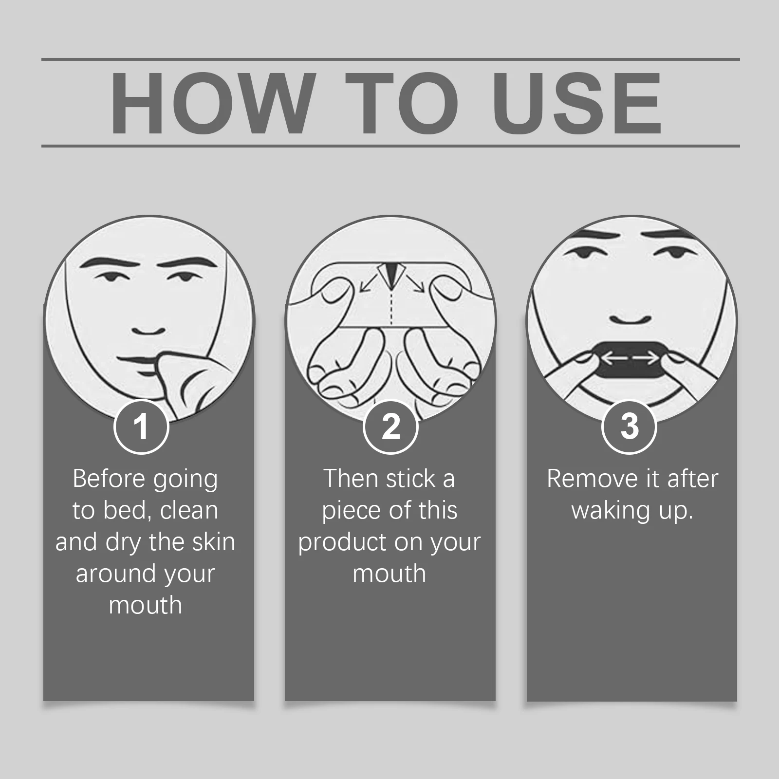 Mouth Tape for Sleep – Gentle Nasal Breathing Strips, Skin-Friendly - color options