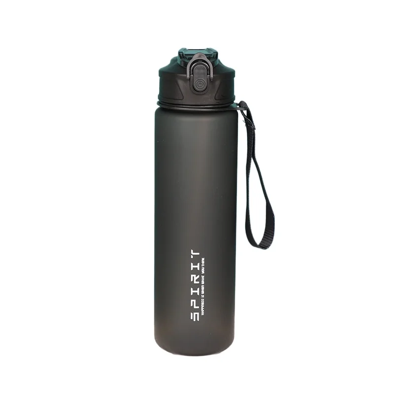 Motivational Water Bottle 750ml – Time Marker, Straw, Leak-Proof