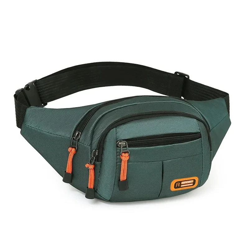 Waterproof Oxford Waist Bag – Large-Capacity Running & Cycling Fanny Pack - texture detail