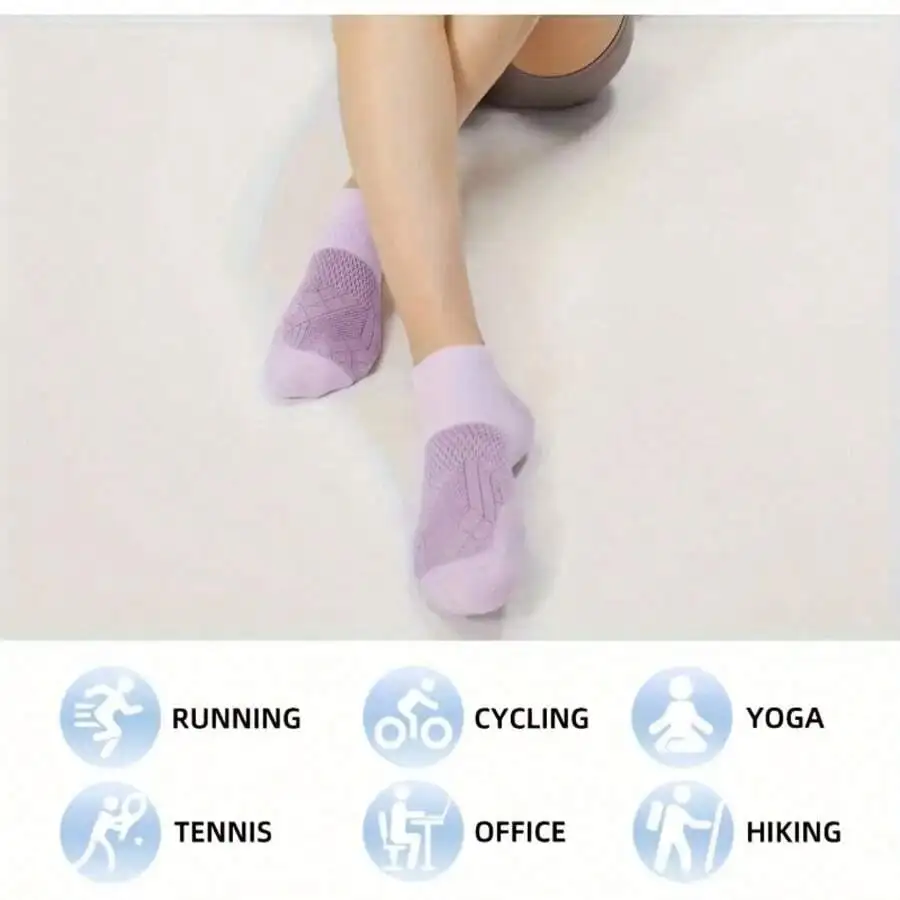 Women's Compression Low-Cut Socks – Arch Support Running Socks