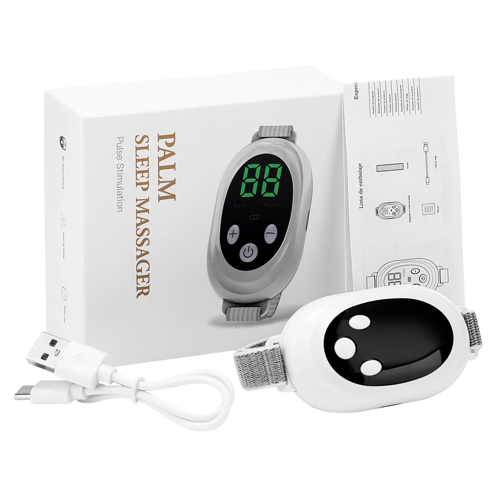 Microcurrent Sleep Aid Device – 20 Intensity Levels, Handheld Wind-Down - detail view