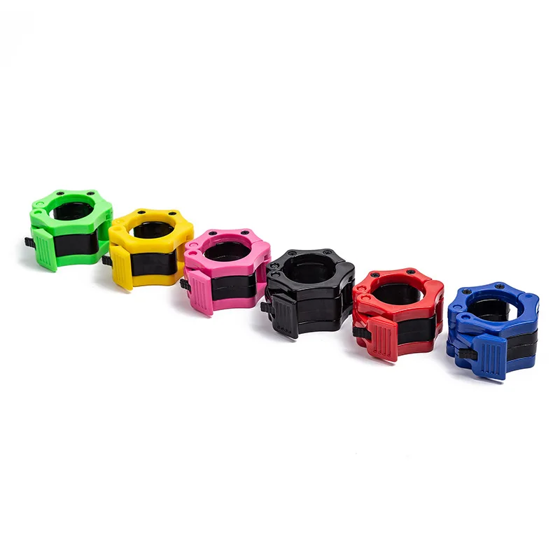 Spin Lock Barbell Collars 25mm – 2pc Quick-Release Weight Bar Clamps - alternate view