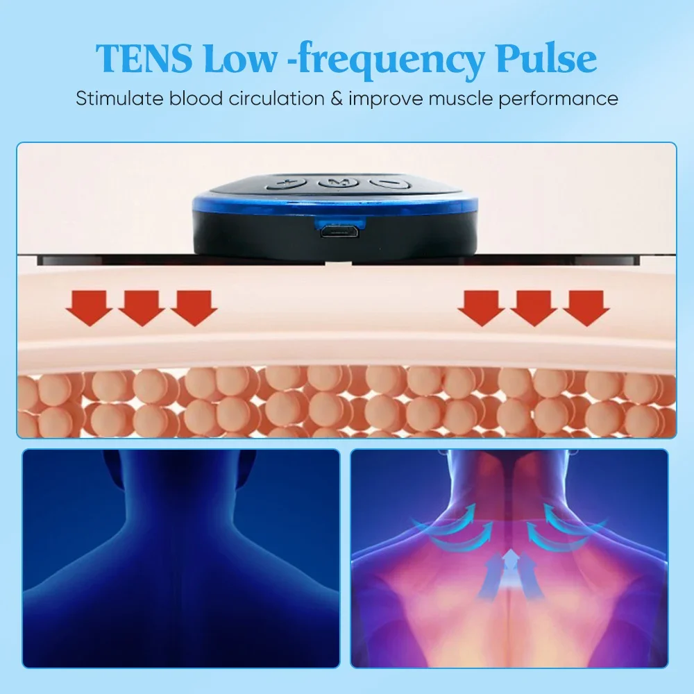 Electric Neck Massager – EMS Muscle Stimulator for Neck & Shoulders - size and dimensions
