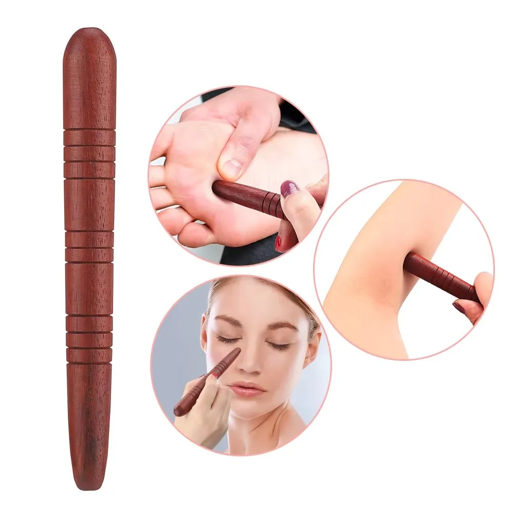 Wooden Acupoint Massage Stick – Meridian Trigger Point Tool