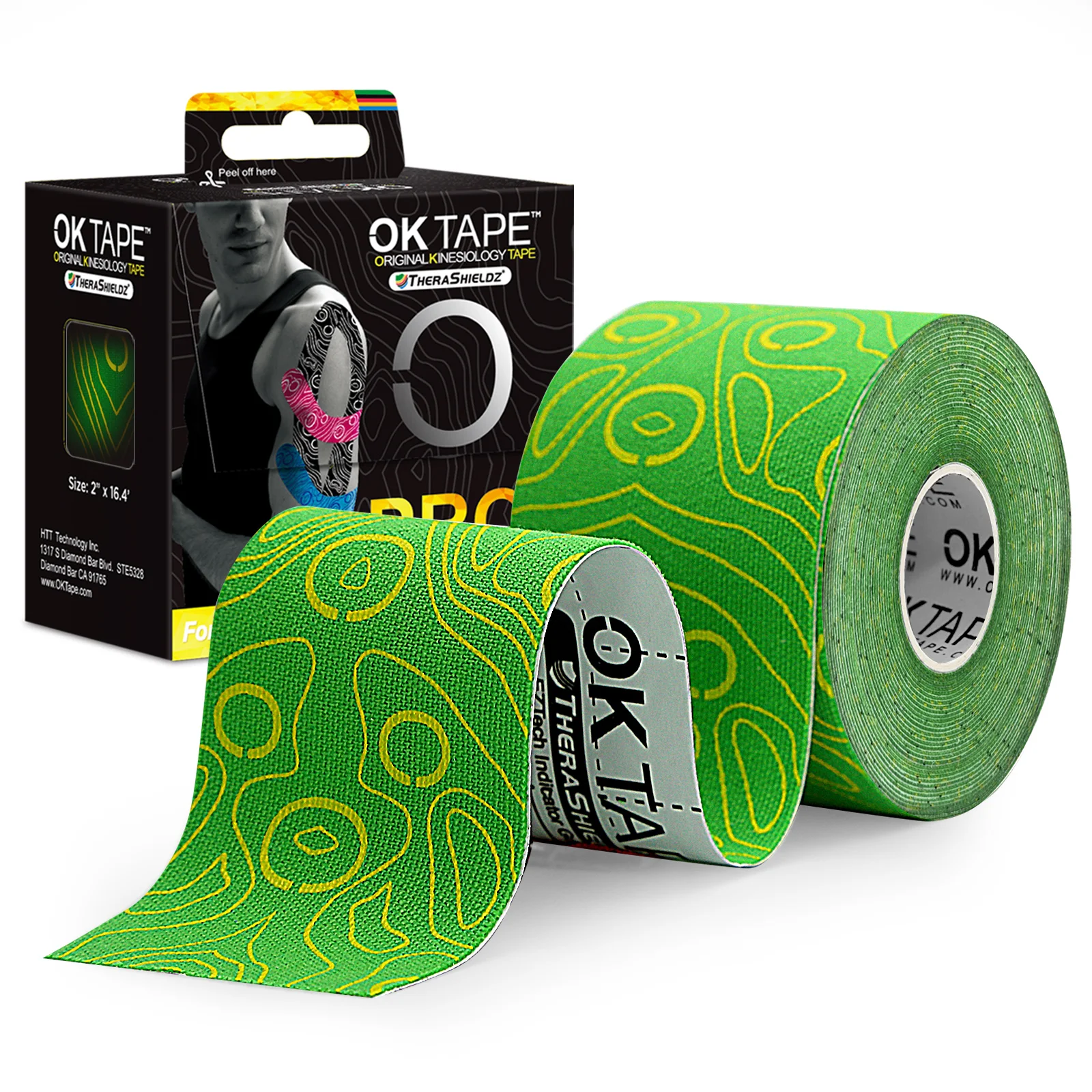 Kinesiology Tape 5cm x 5m – Waterproof Elastic Athletic Tape, Latex Free - texture detail