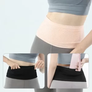 Seamless Running Belt – Invisible Sports Waist Bag with Phone Pocket, No-Bounce Fit