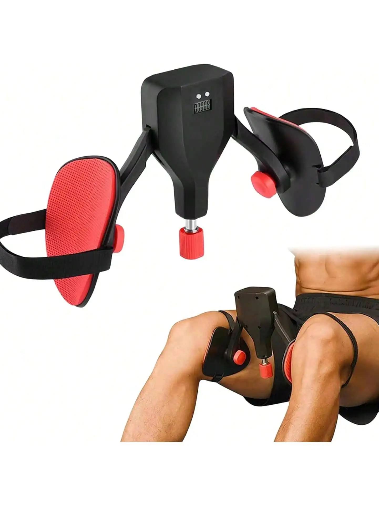 Adjustable Thigh Master & Pelvic Trainer with Resistance Bands – Adductor Toner