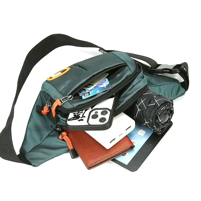 Waterproof Oxford Waist Bag – Large-Capacity Running & Cycling Fanny Pack - size and dimensions