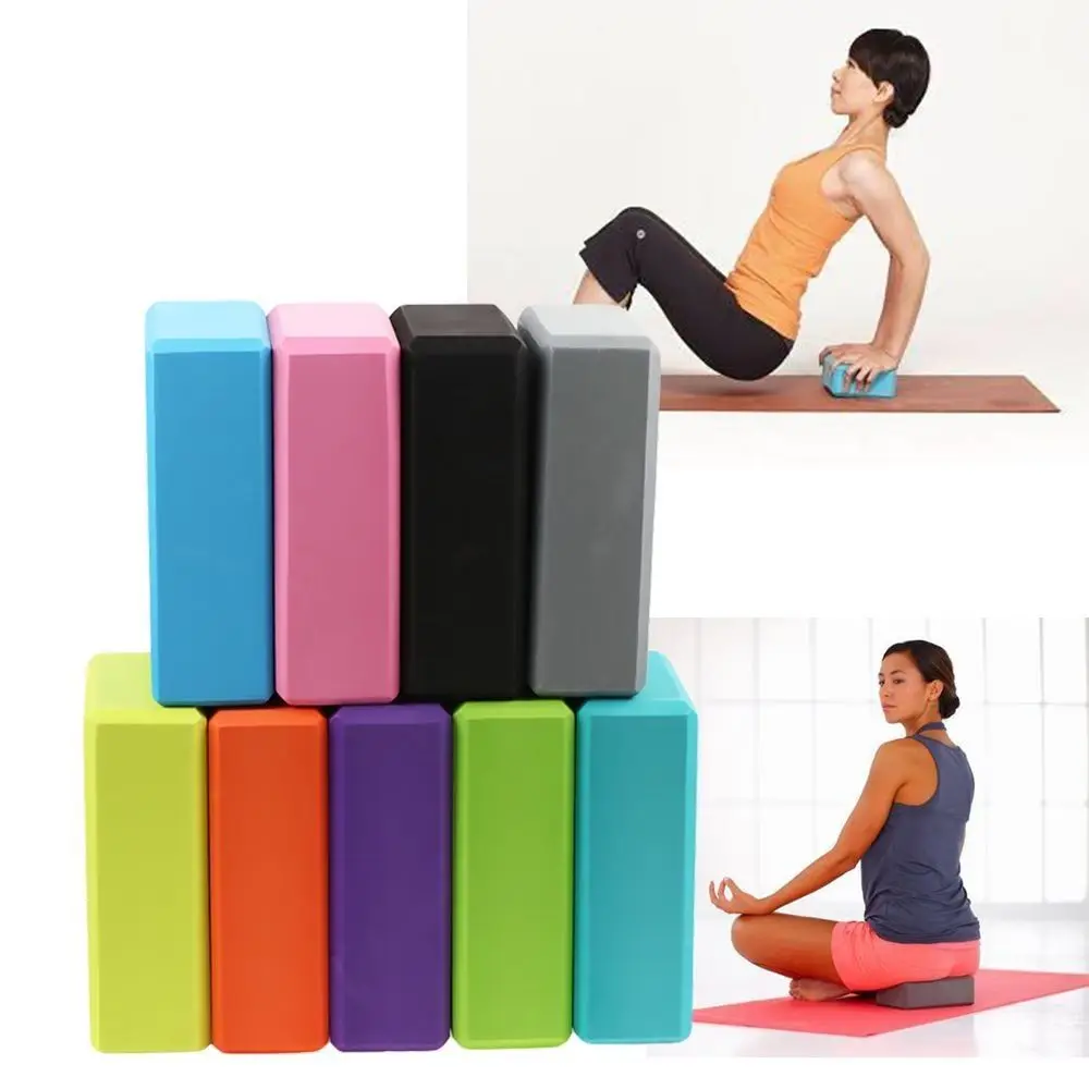 EVA Yoga Block – High Density Foam Brick for Yoga & Pilates - color options