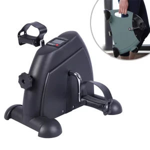 Under-Desk Pedal Exerciser – Motorised Mini Bike with LCD for Legs & Arms