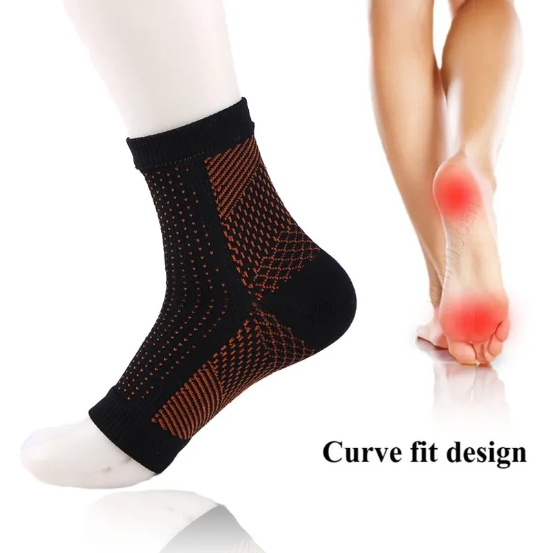 Foot Compression Sleeves – Graduated Circulation Socks for Swelling & Fatigue - size and dimensions