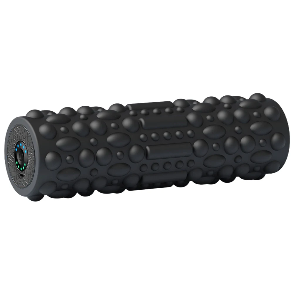Electric Vibrating Foam Roller – Rechargeable 5-Speed Deep Tissue Muscle Roller - side view