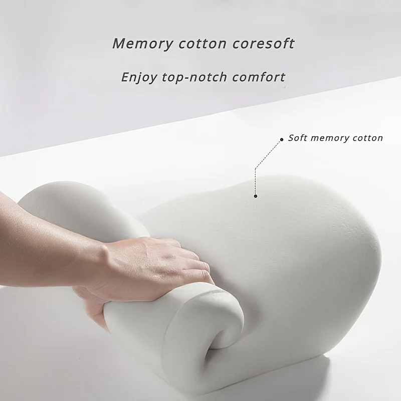 2-in-1 Memory Foam Seat & Lumbar Cushion Set – Office and Car Back Support - alternate view