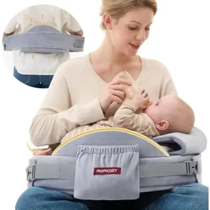 Momcozy CozyPro Nursing Pillow – Firm Memory Foam Lumbar & Arm Support