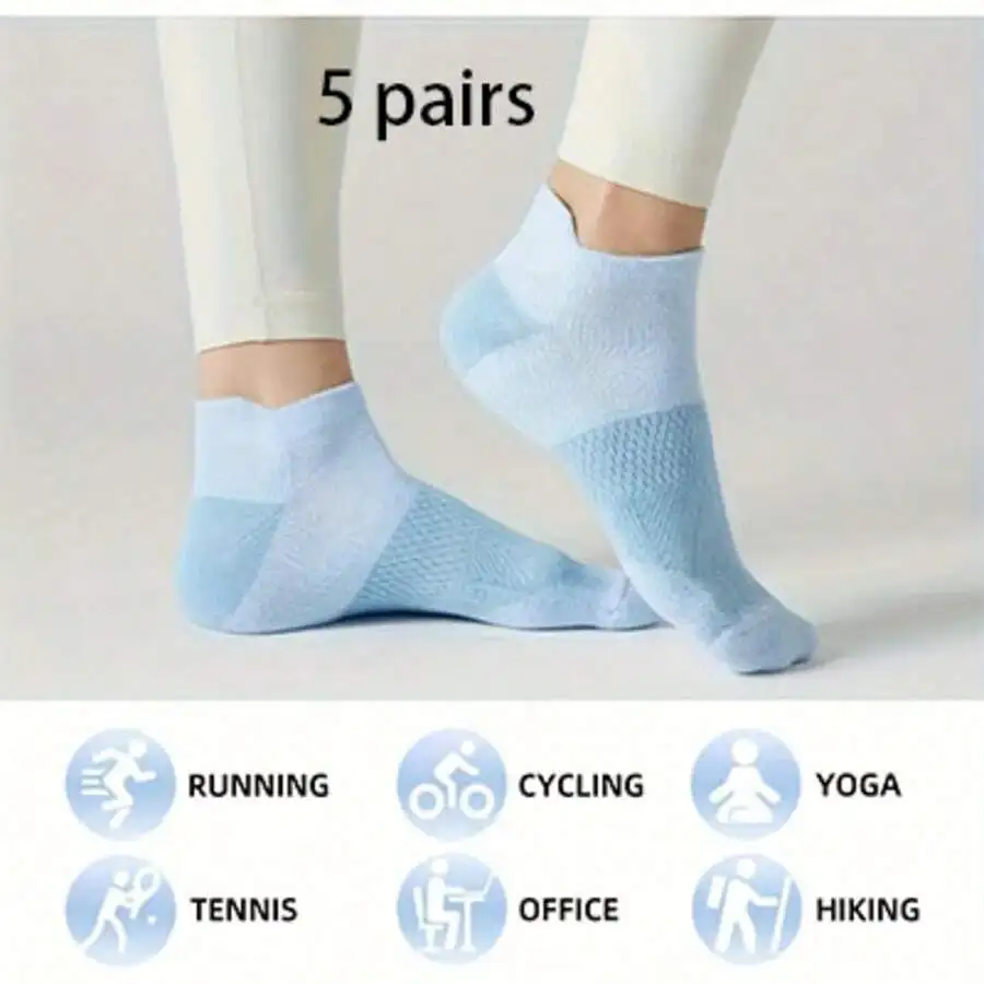 Women's Compression Low-Cut Socks – Arch Support Running Socks - view 12
