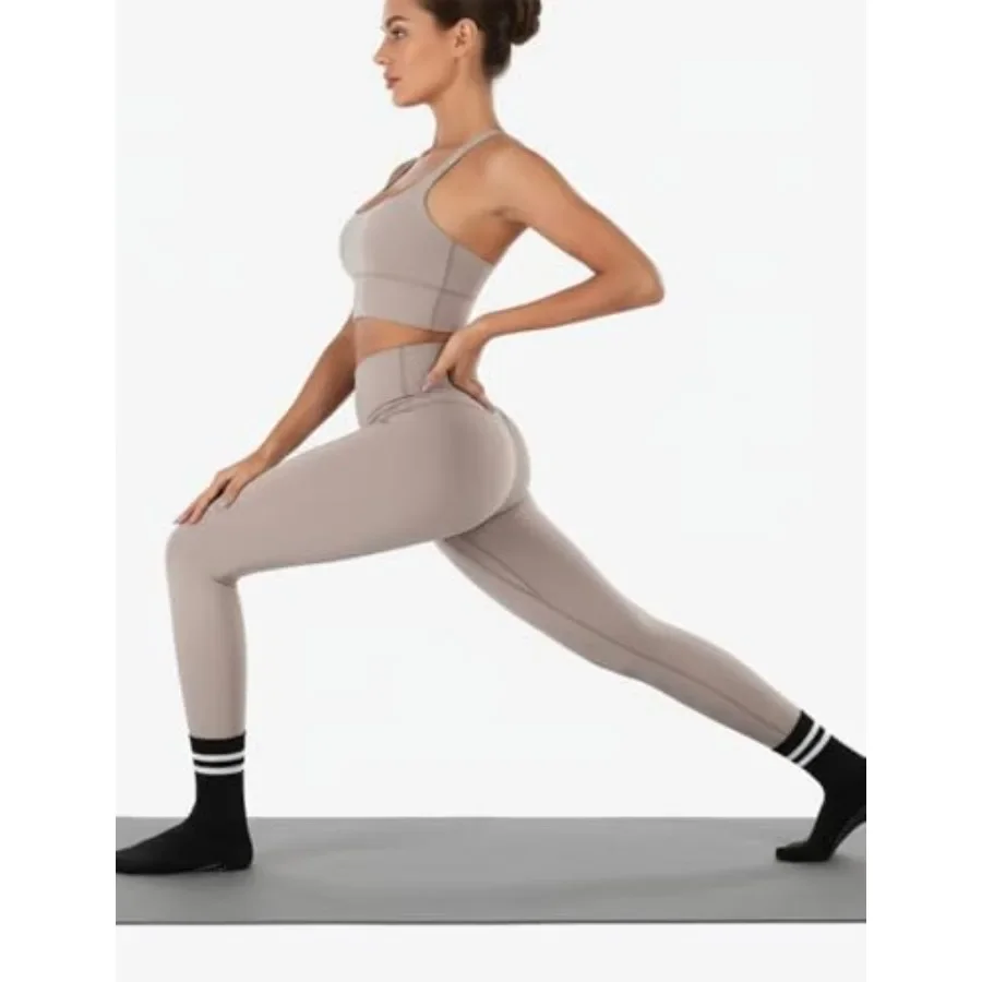 Non-Slip Pilates Grip Socks for Women – Barre, Yoga & Studio Athletic Socks - color options