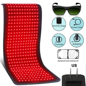 Red Light Therapy Heating Pad – Infrared Heat Wrap for Back, Waist & Shoulder