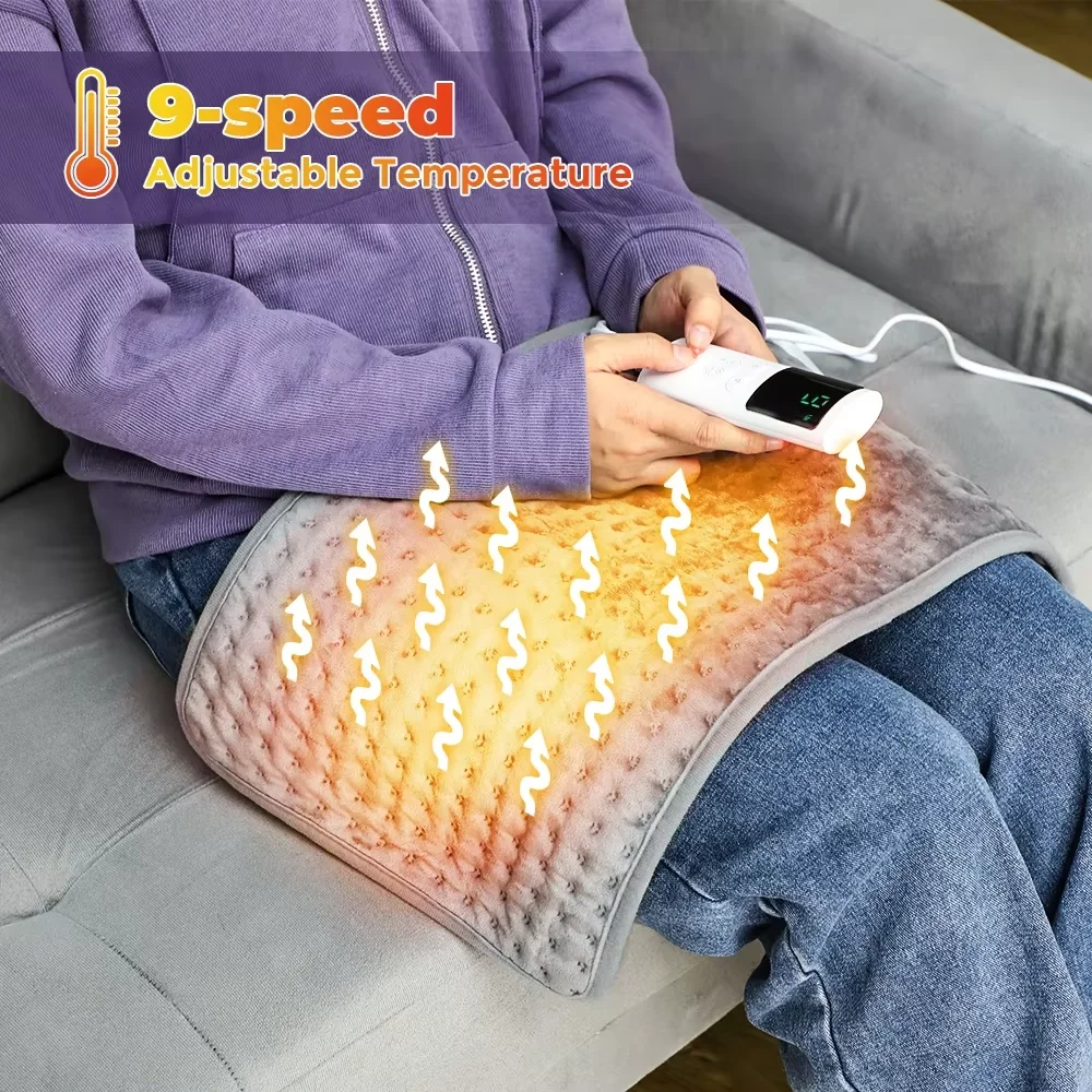 Electric Heating Pad 30×60cm – Fast-Heat Pad for Back & Shoulders - alternate view