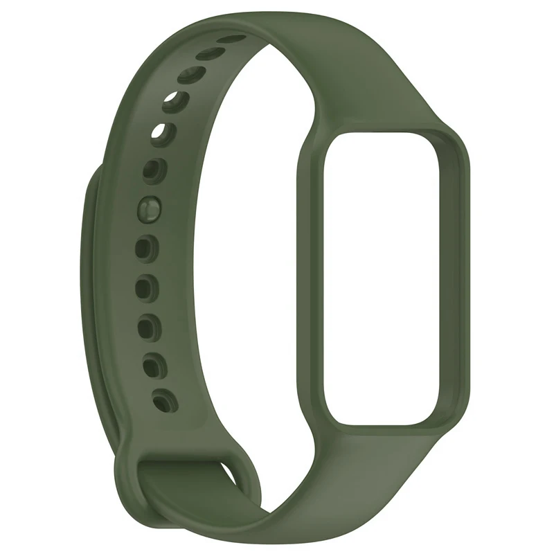 Silicone Strap For xiaomi Band 8 active Replacement Sport wristband correa - in use