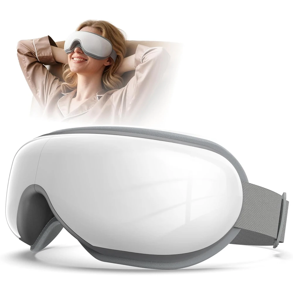 Heated Eye Massager – Vibration & Air Compression Mask for Eye Strain - packaging