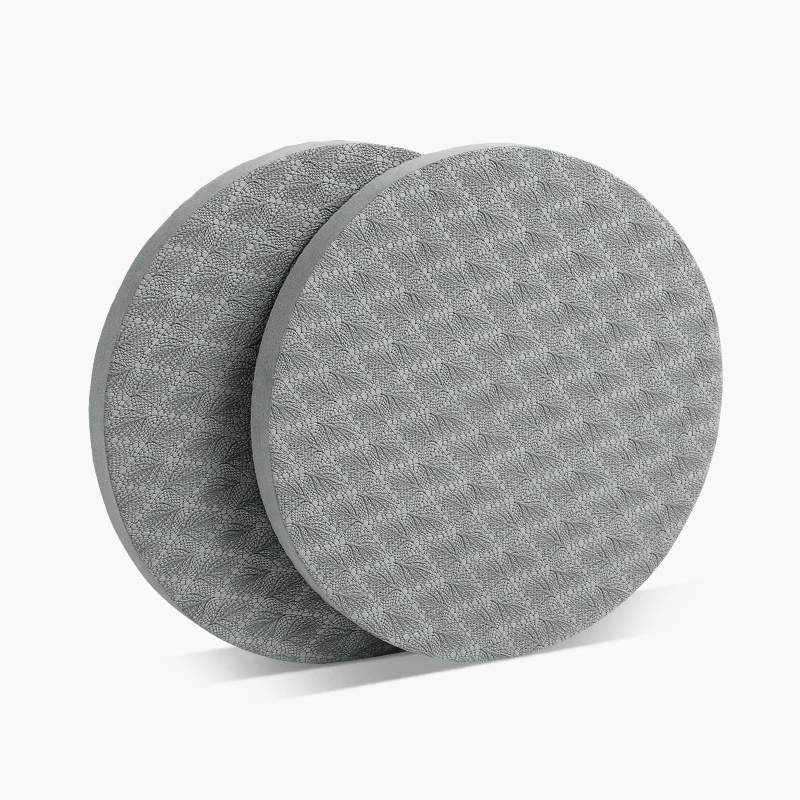 2PCS Set Portable Small Round Knee Pad Yoga Mats Flat Support - view 11