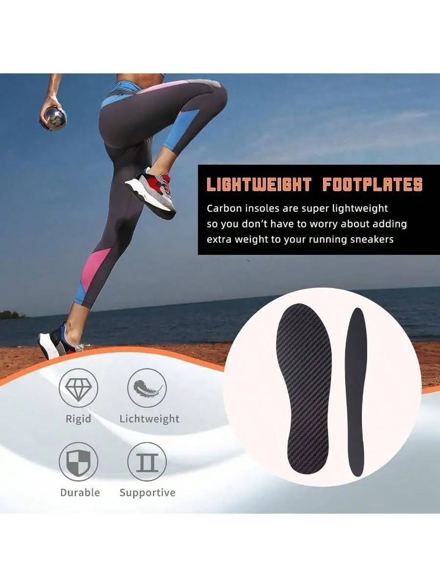 Carbon Fiber Insoles – Rigid Shoe Inserts for Turf Toe & Forefoot Pain