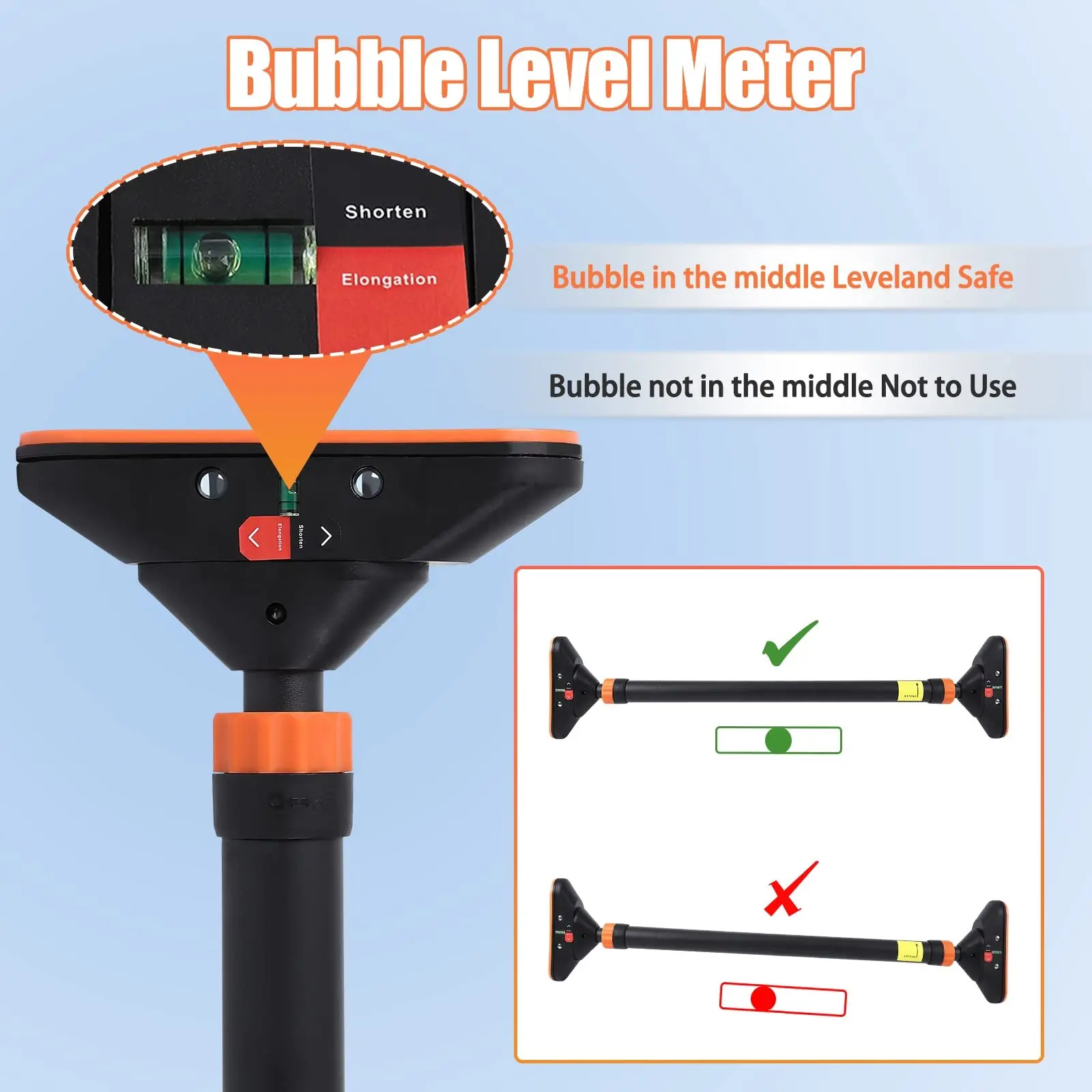Adjustable Doorway Pull-Up Bar – 69–92cm Width, 200kg Capacity - in use