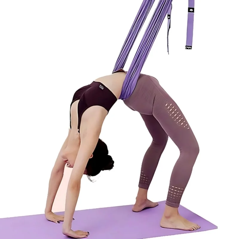 Aerial Yoga Stretching Belt – Adjustable Yoga Swing Strap - detail view