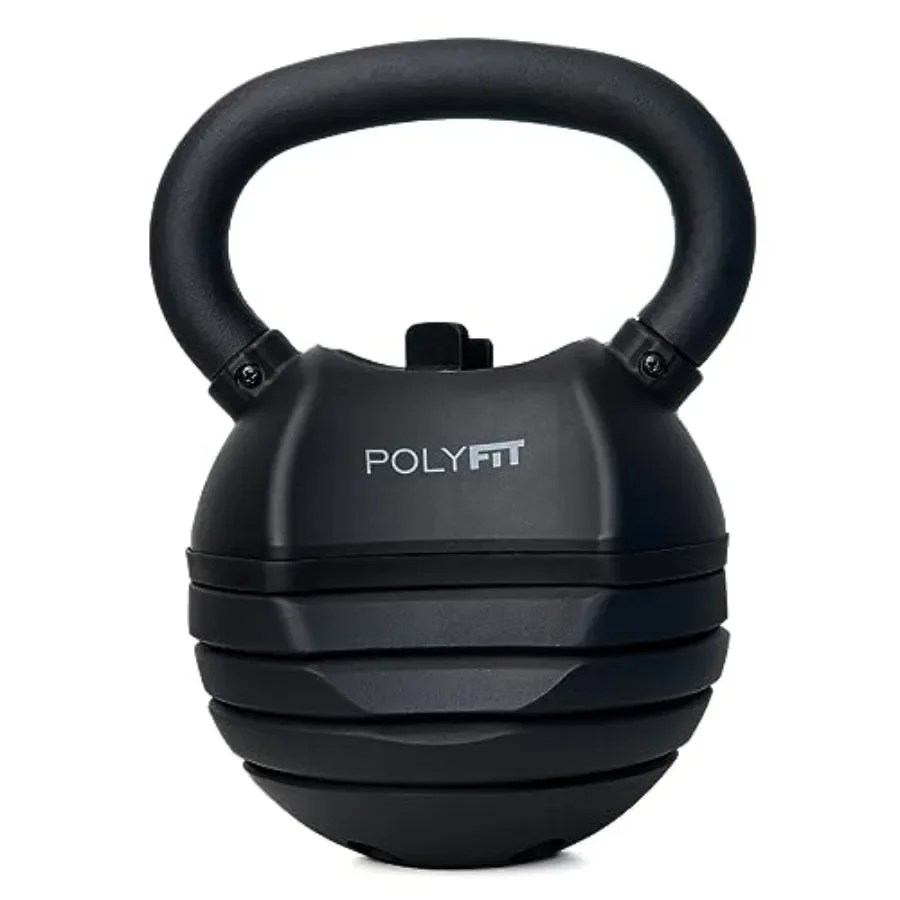 Adjustable Kettlebell Set 30/40/50 lb – Rubber-Coated Cast Iron Home Gym