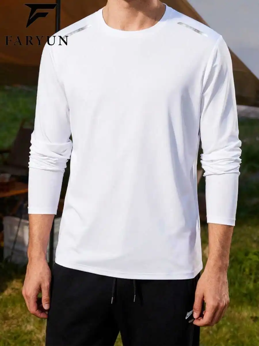 Men's Long Sleeve Compression Top – Quick-Dry Moisture-Wicking Base Layer - size and dimensions