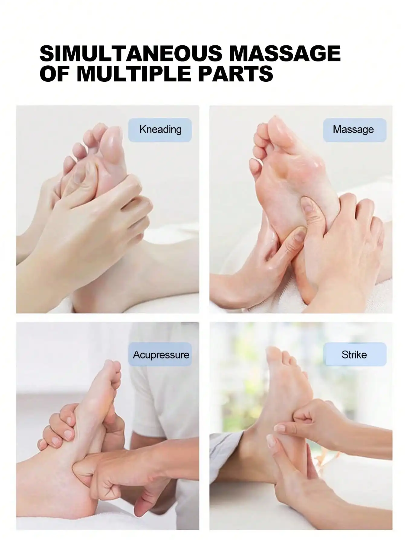 EMS Foot Massager Pad – Electric Body Massage Patch Kit - size and dimensions