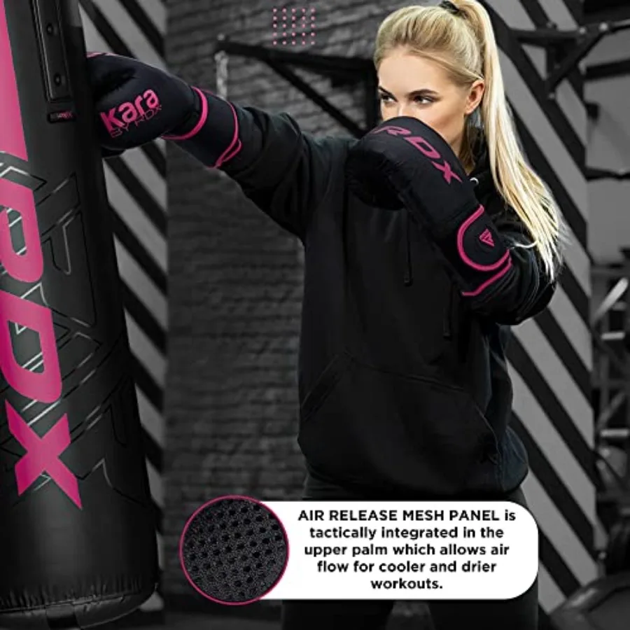 Women's Boxing Gloves – Maya Hide Leather, Sparring & Muay Thai Training - alternate view