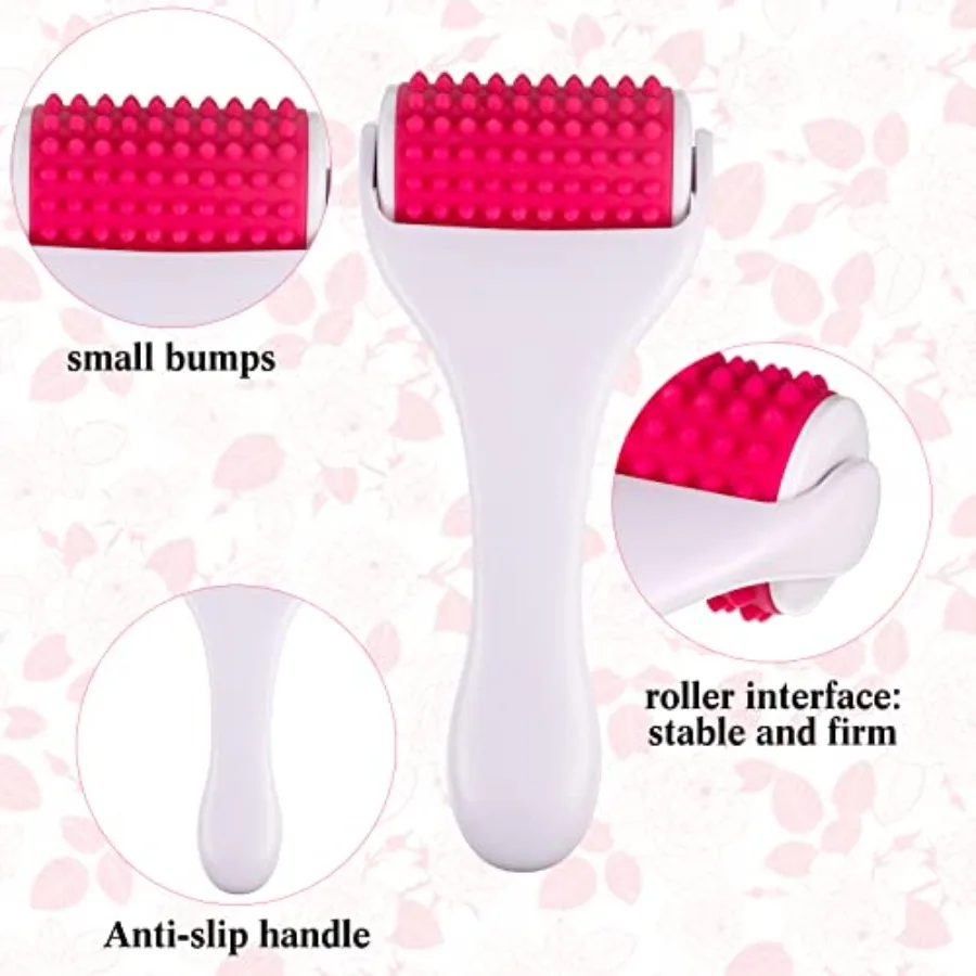 Muscle Roller Stick Set of 2 – Silicone Massage Roller for Neck, Back & Legs - color options