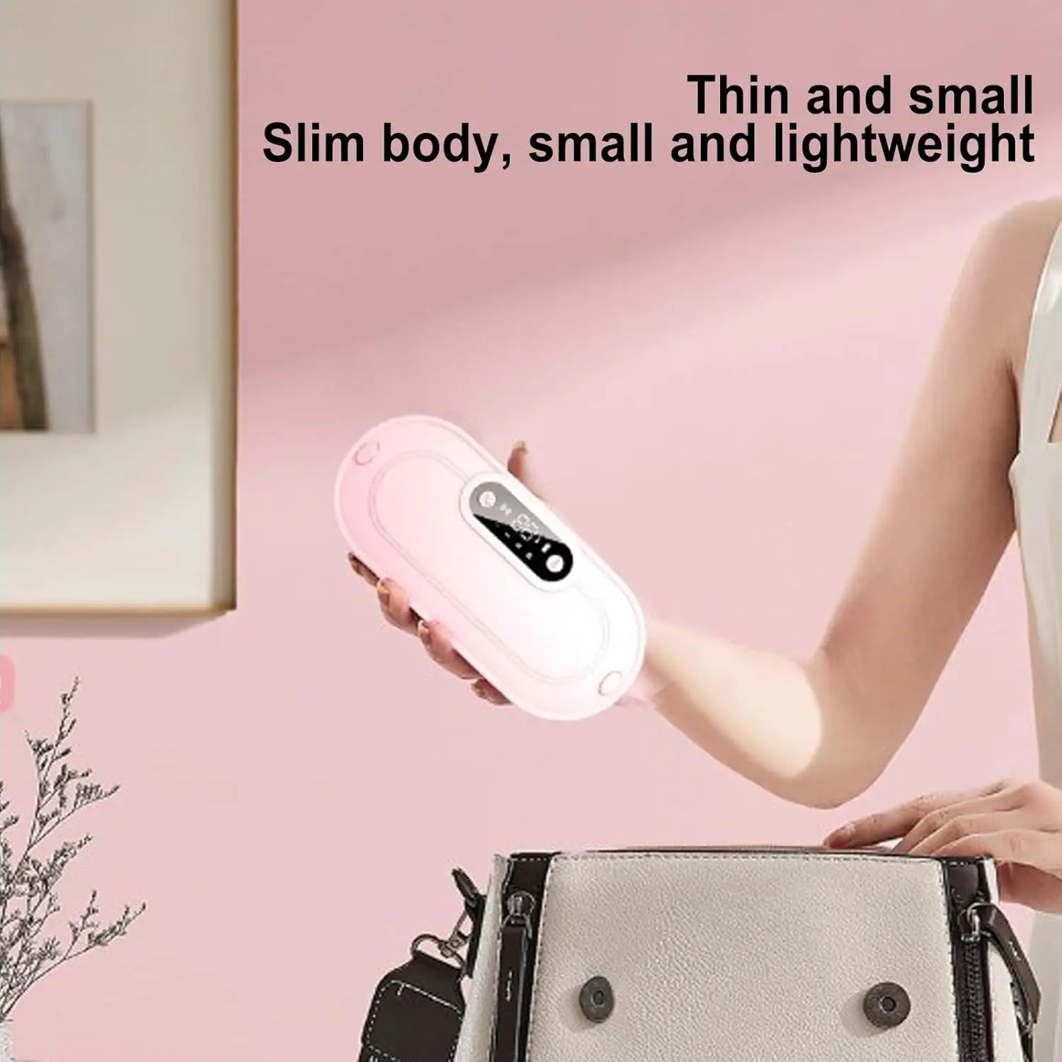 Cordless Heating Pad for Period Cramps – 5000mAh, 3 Heat Levels - alternate view