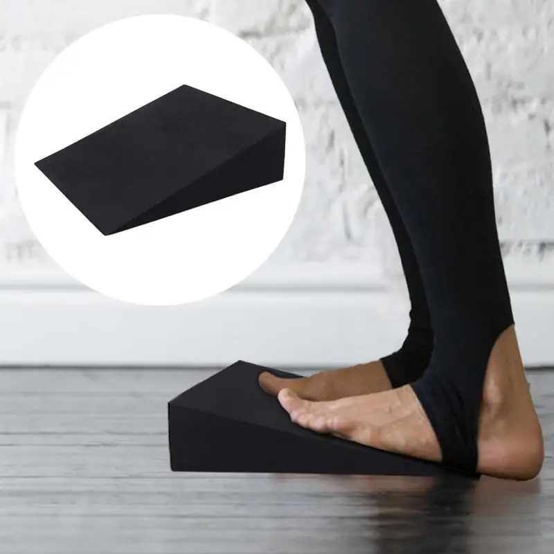 EVA Foam Slant Board – Calf Stretcher Wedge & Squat Ramp - in use