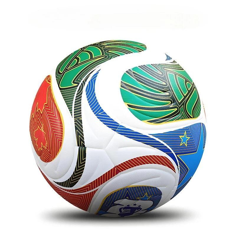Size 5 Football - Seamless PU Match & Training Soccer Ball for Adults