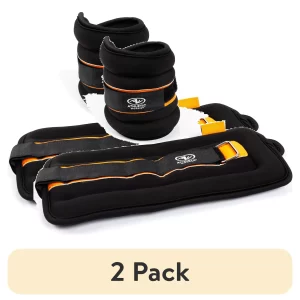 5 lb Ankle & Wrist Weights (2-Pack) – Adjustable Strap Training Weights