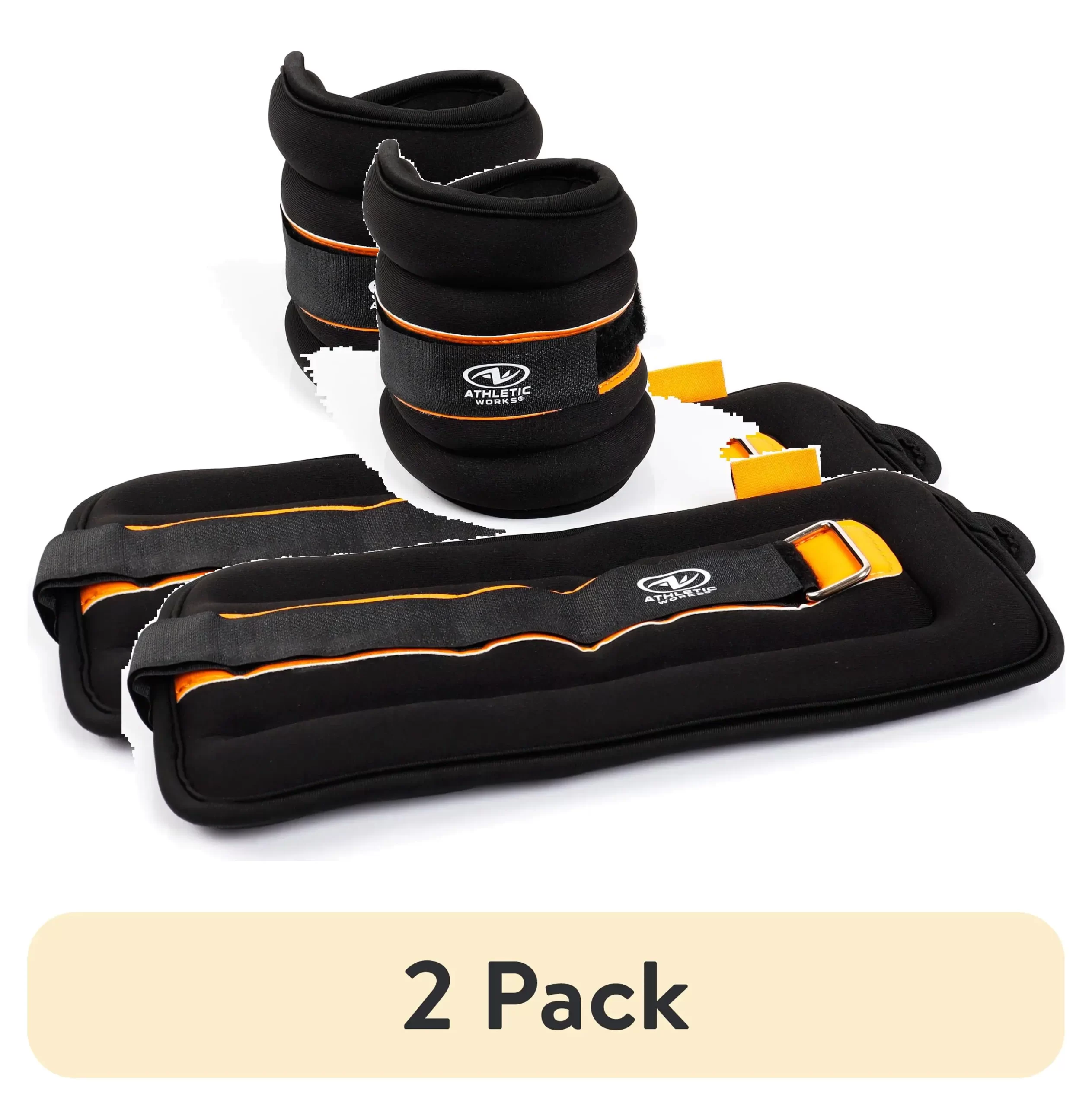 5 lb Ankle & Wrist Weights (2-Pack) – Adjustable Strap Training Weights