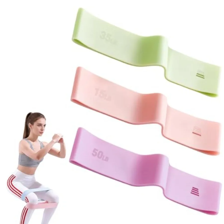 Elastic Loop Resistance Bands – 2, 3 & 4 Pack for Home Workouts