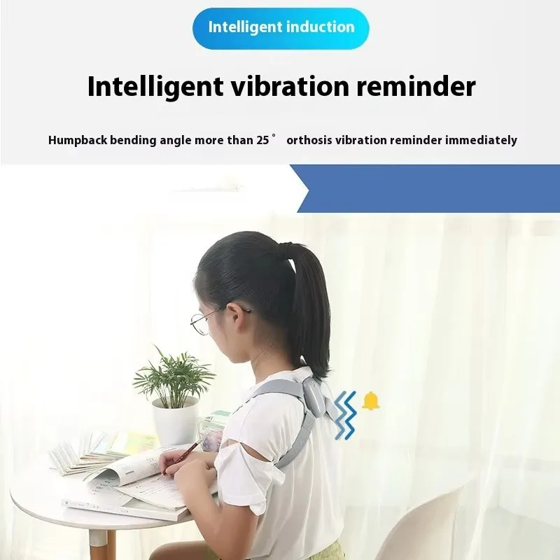 Smart Posture Corrector – Vibrating Back Brace with Rechargeable Reminder - close-up detail